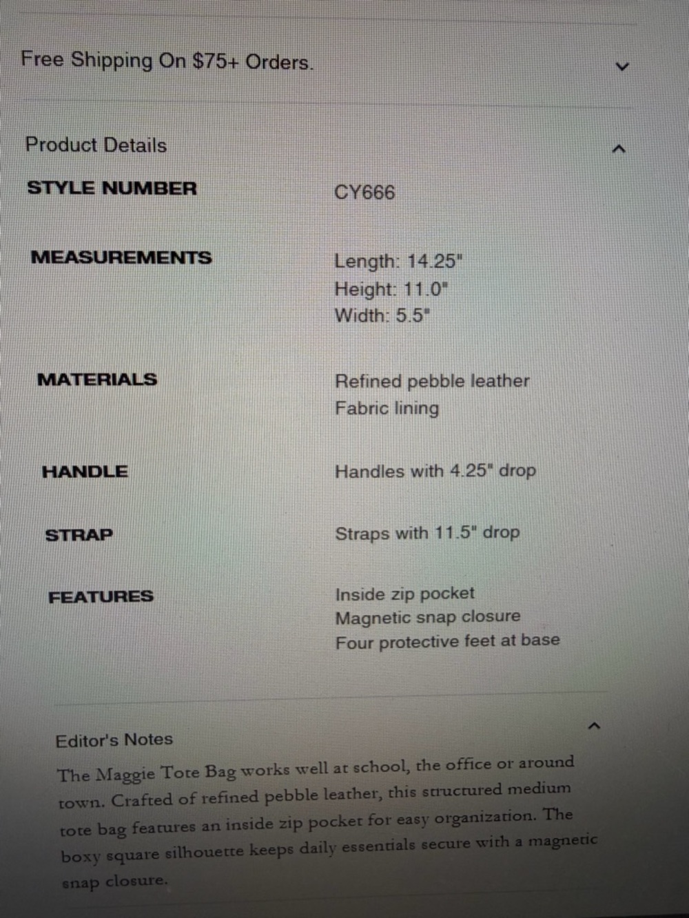 EUC Coach Maggie Stone Brown Leather Tote Bag - Structured Satchel - Picture 7 of 7